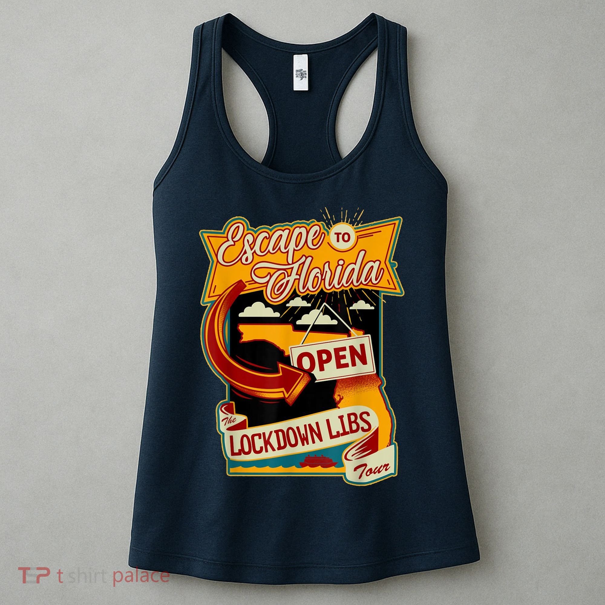 Escape To Florida Open The Lockdown Libs Tour Women's Tank Top
