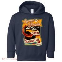 Escape To Florida Open The Lockdown Libs Tour Toddler Hoodie thumb 0