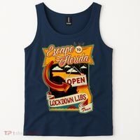 Escape To Florida Open The Lockdown Libs Tour Tank Top thumb 2