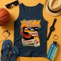 Escape To Florida Open The Lockdown Libs Tour Tank Top thumb 4