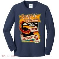 Escape To Florida Open The Lockdown Libs Tour Kids Long Sleeve Shirt thumb 0