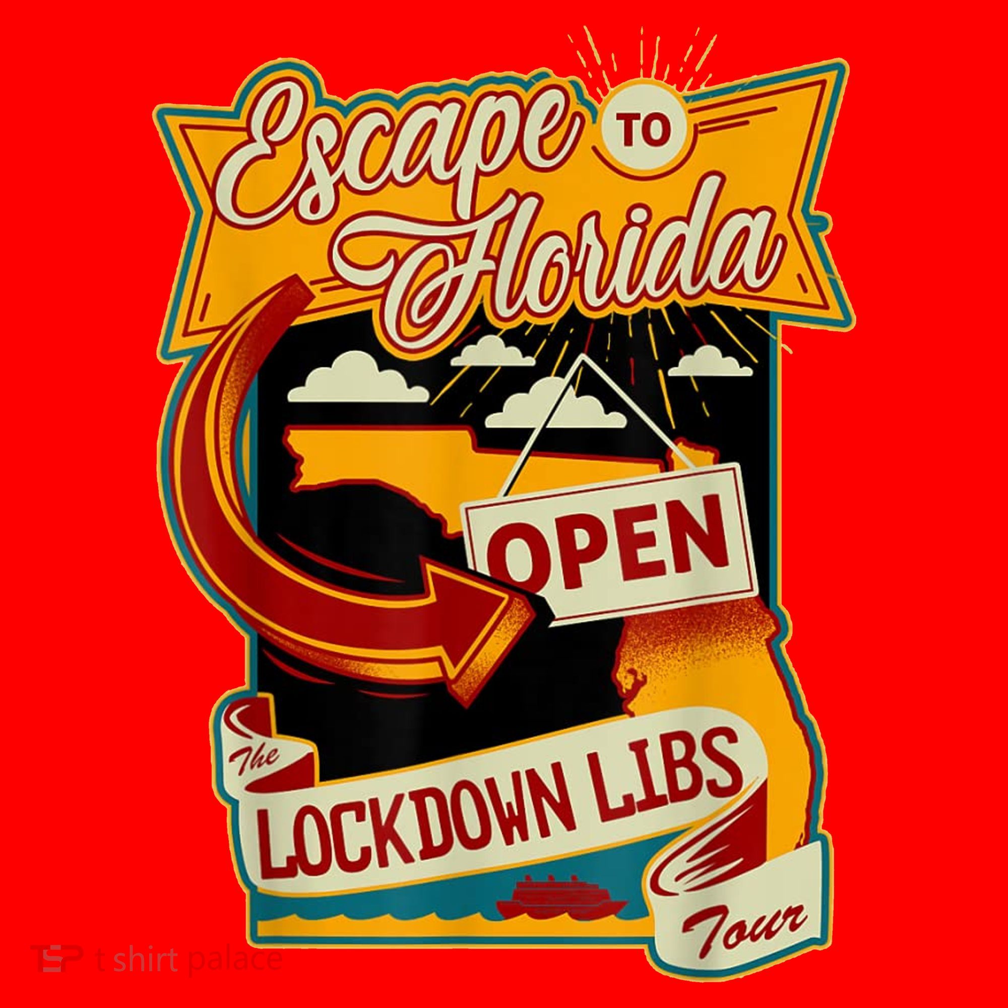 Escape To Florida Open The Lockdown Libs Tour Santa Hat