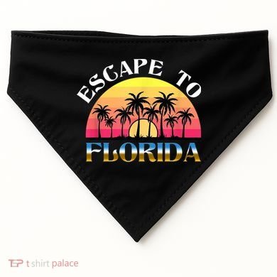 Escape To Florida USA-Made Doggie Bandana