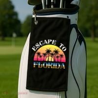 Escape To Florida Golf Towel thumb 2