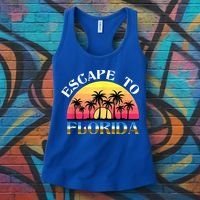 Escape To Florida Women's Tank Top thumb 3