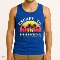 Escape To Florida Tank Top thumb 3