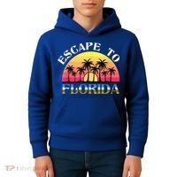 Escape To Florida Kids Hoodie thumb 4