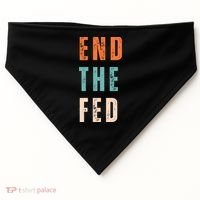 End The Fed Conservative Libertarian USA-Made Doggie Bandana thumb 0