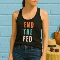 End The Fed Conservative Libertarian Women's Tank Top thumb 2