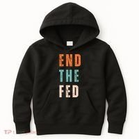 End The Fed Conservative Libertarian Kids Hoodie thumb 0