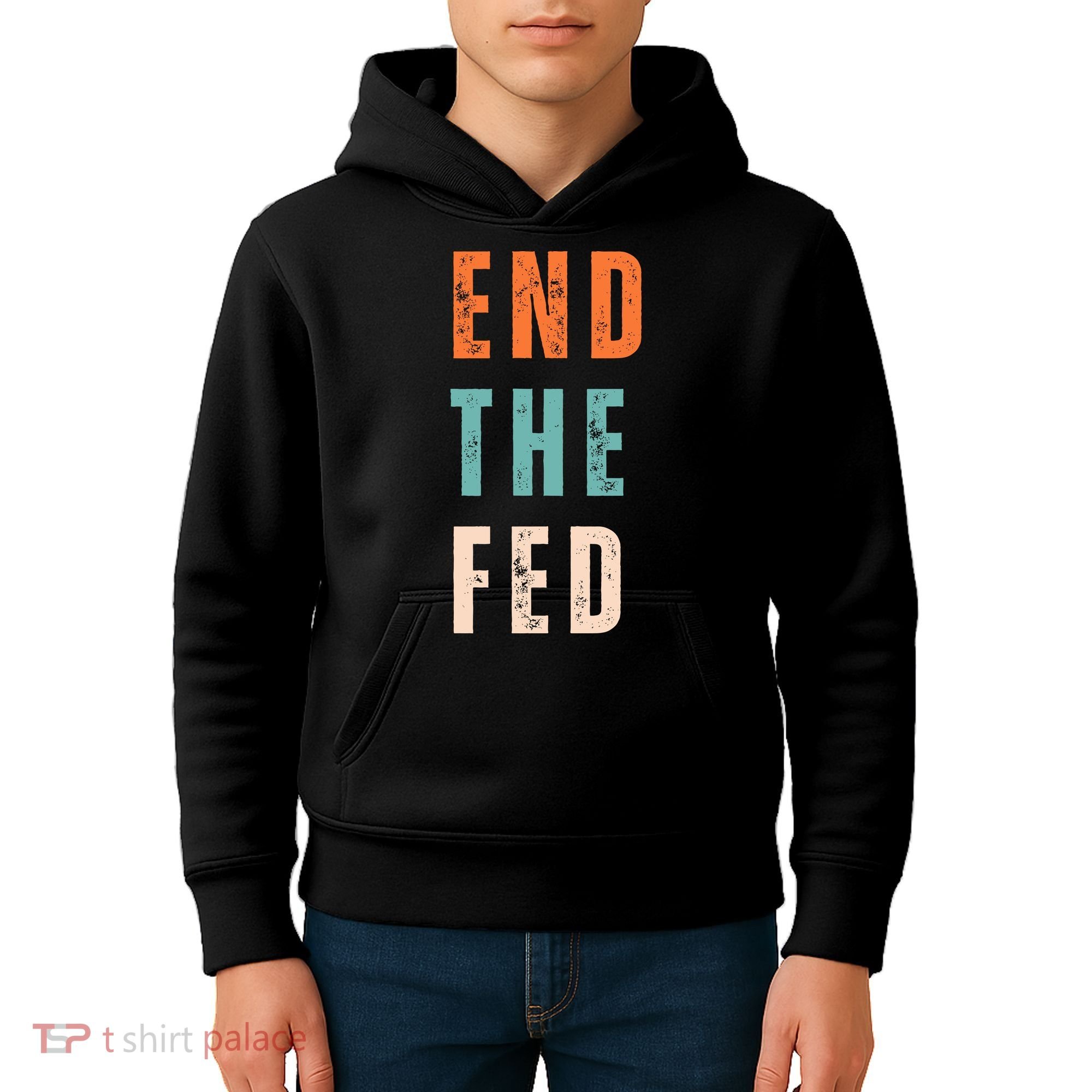 End The Fed Conservative Libertarian Kids Hoodie