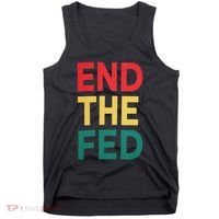 End The Fed Federal Reserve Bitcoin Over Fiat Currency Tank Top thumb 0