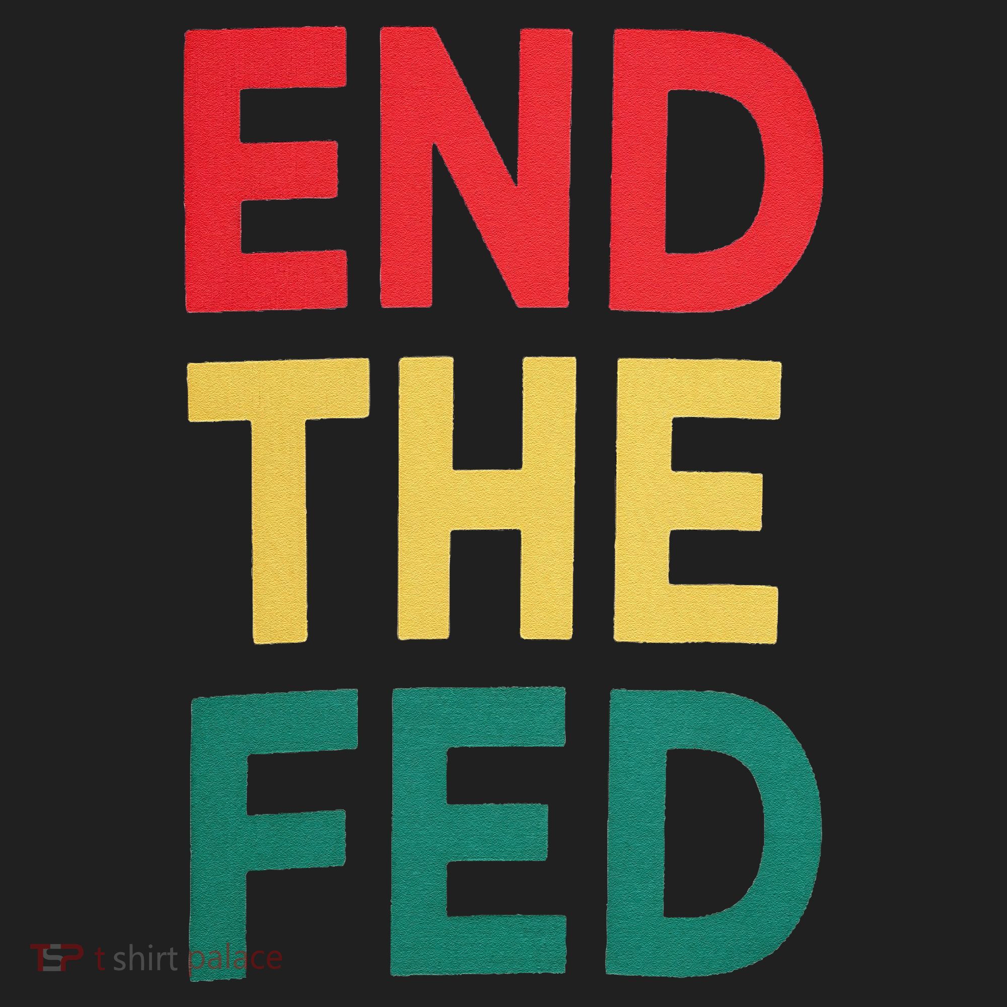 End The Fed Federal Reserve Bitcoin Over Fiat Currency Golf Towel