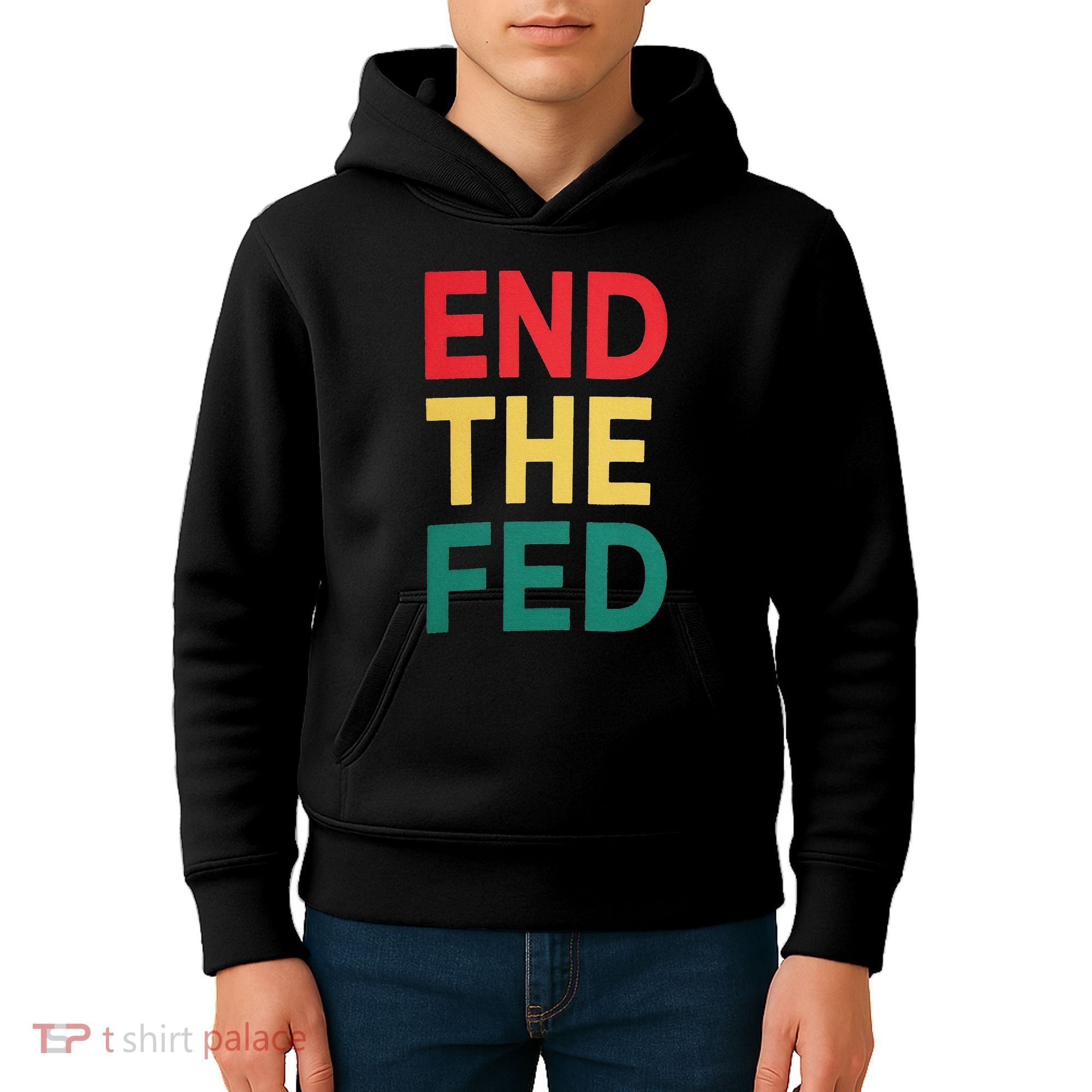 End The Fed Federal Reserve Bitcoin Over Fiat Currency Kids Hoodie