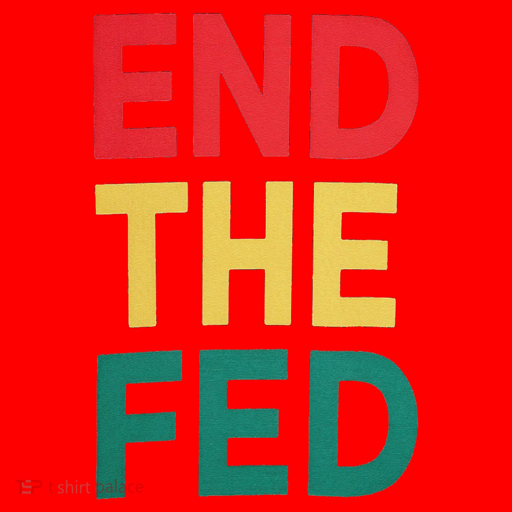 End The Fed Federal Reserve Bitcoin Over Fiat Currency Santa Hat