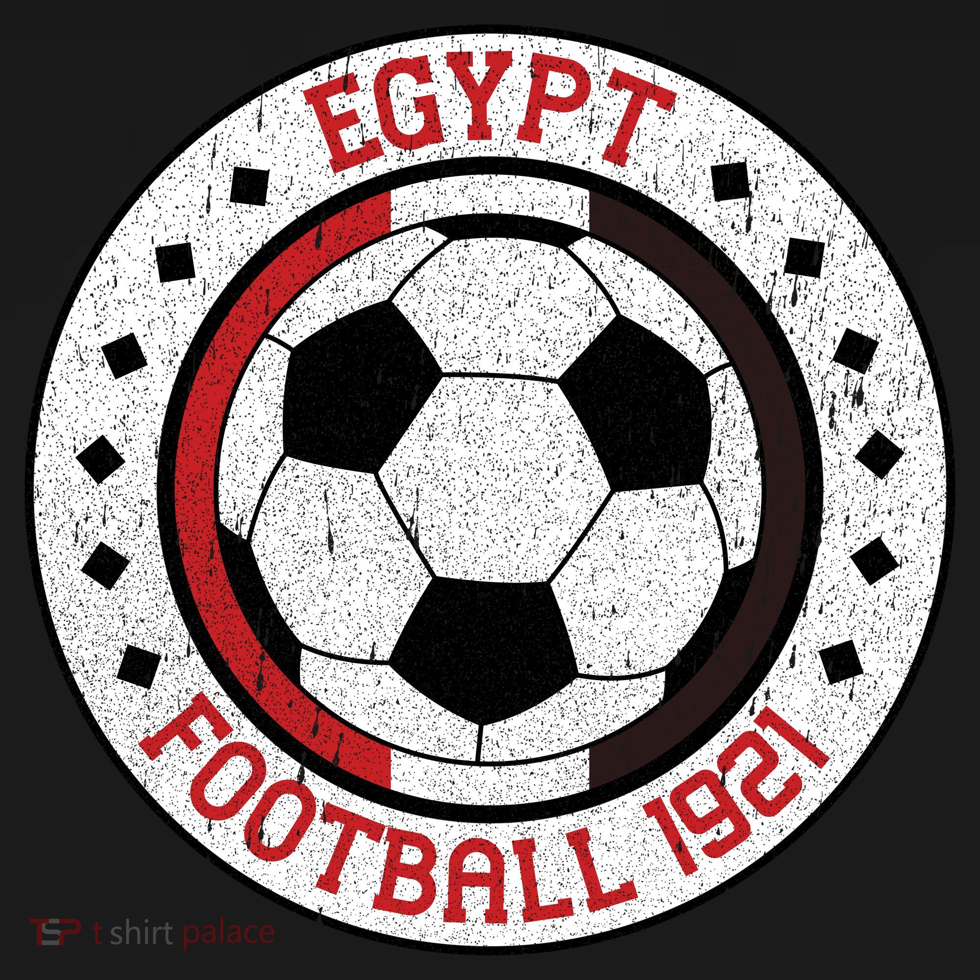 Egypt Team Football 1921 Retro Soccer Emblem Backpack