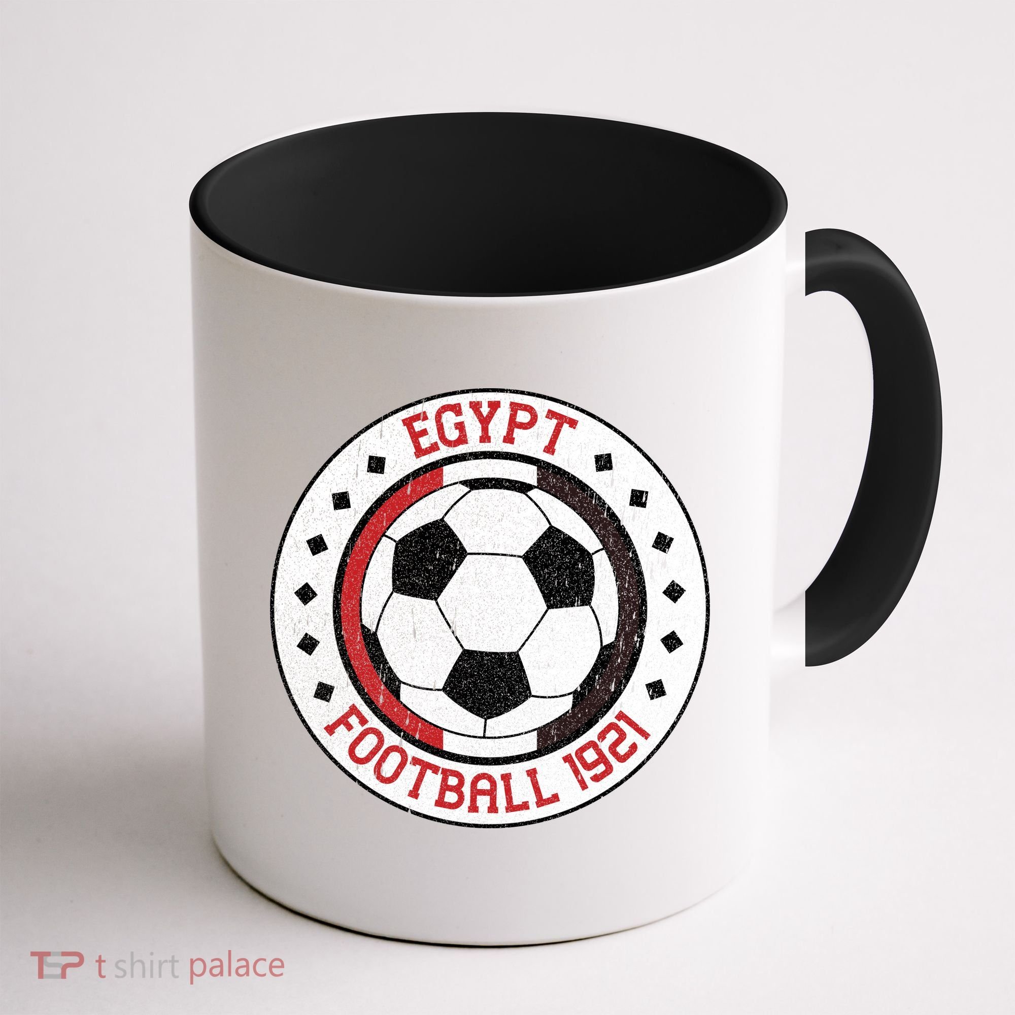 Egypt Team Football 1921 Retro Soccer Emblem Coffee Mug