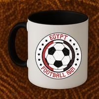 Egypt Team Football 1921 Retro Soccer Emblem Coffee Mug thumb 2