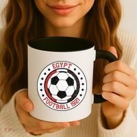 Egypt Team Football 1921 Retro Soccer Emblem Coffee Mug thumb 3