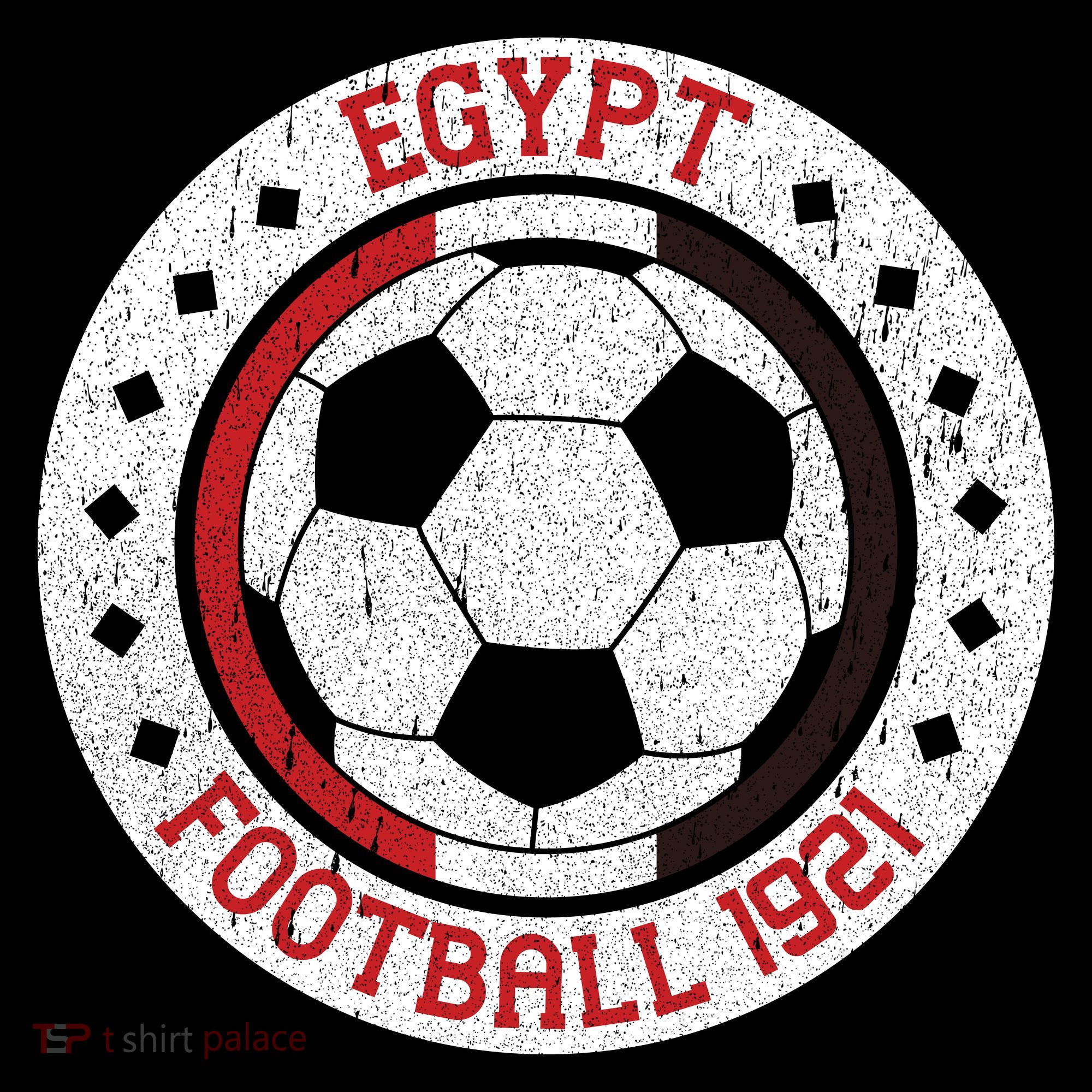 Egypt Team Football 1921 Retro Soccer Emblem Coffee Mug