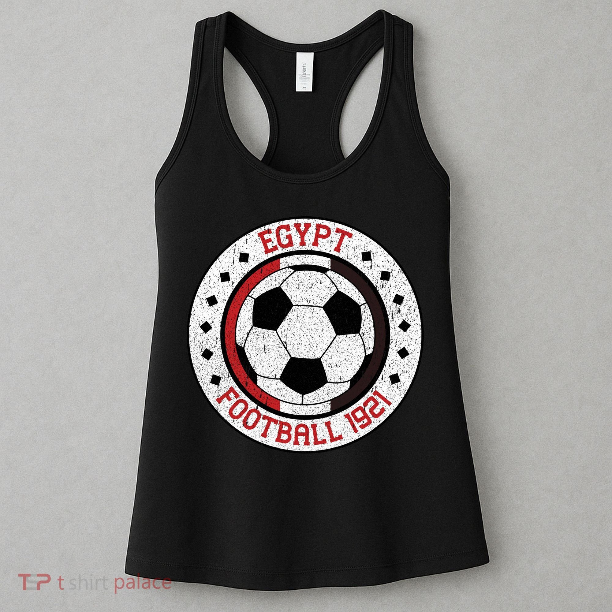 Egypt Team Football 1921 Retro Soccer Emblem Women's Tank Top