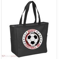 Egypt Team Football 1921 Retro Soccer Emblem Tote Bag thumb 2