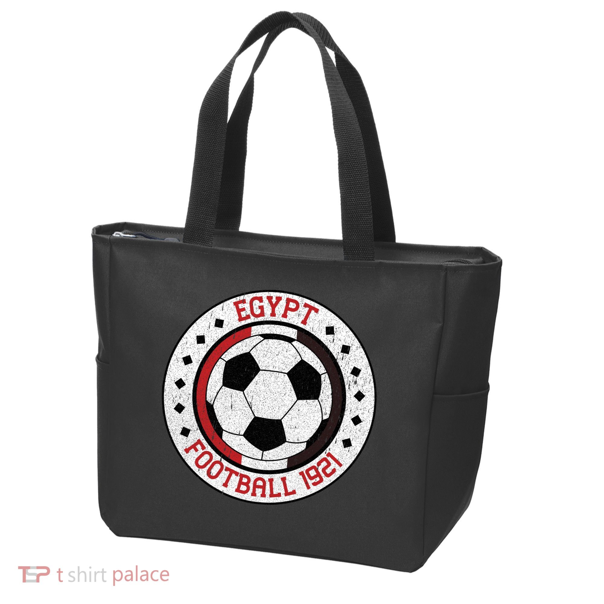 Egypt Team Football 1921 Retro Soccer Emblem Tote Bag