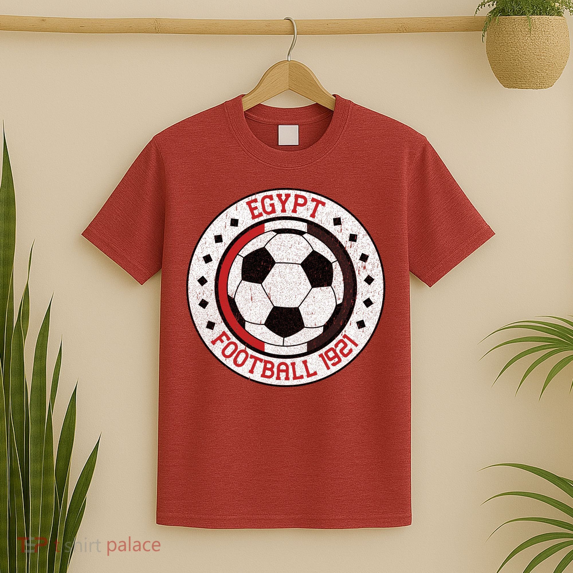 Egypt Team Football 1921 Retro Soccer Emblem T-Shirt