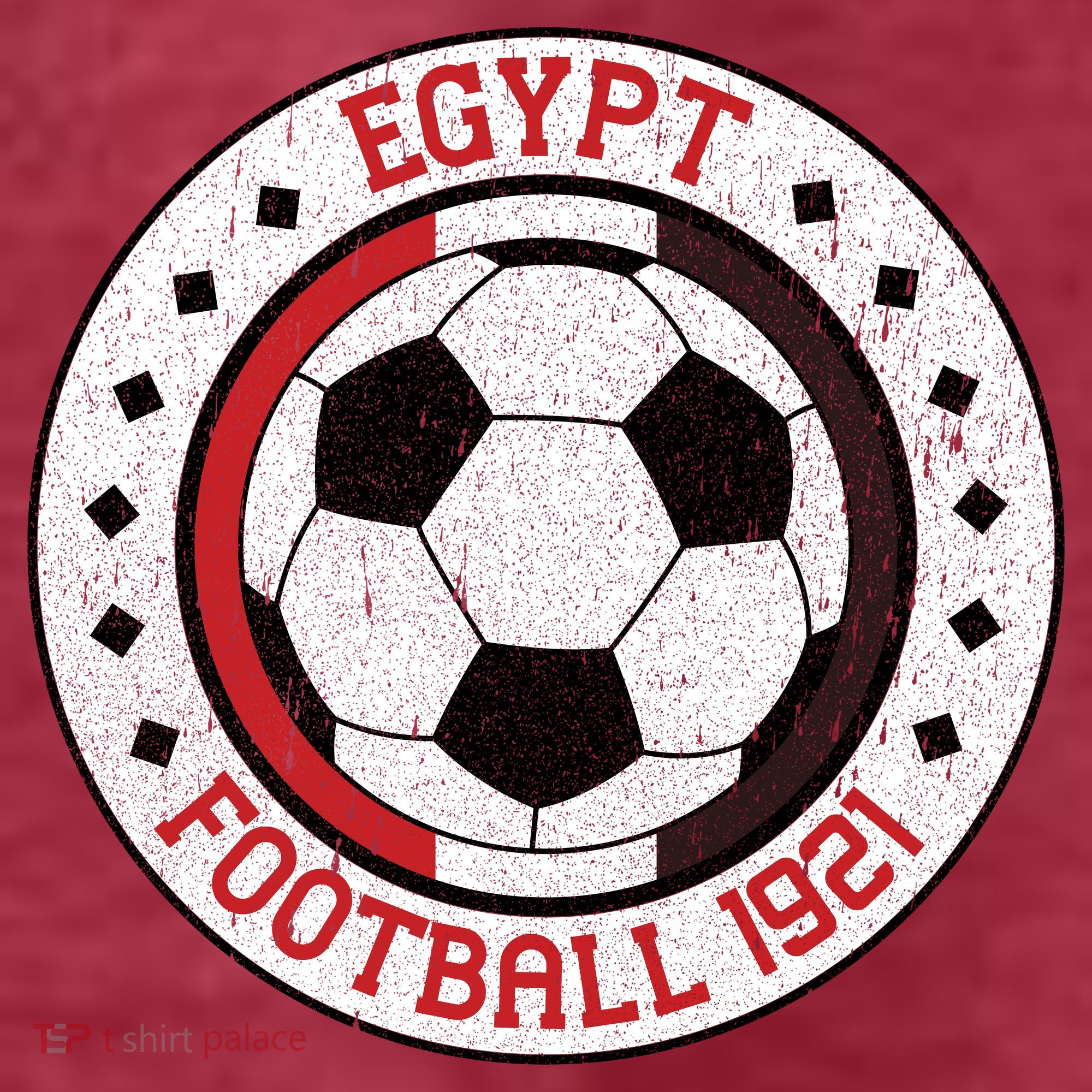 Egypt Team Football 1921 Retro Soccer Emblem T-Shirt