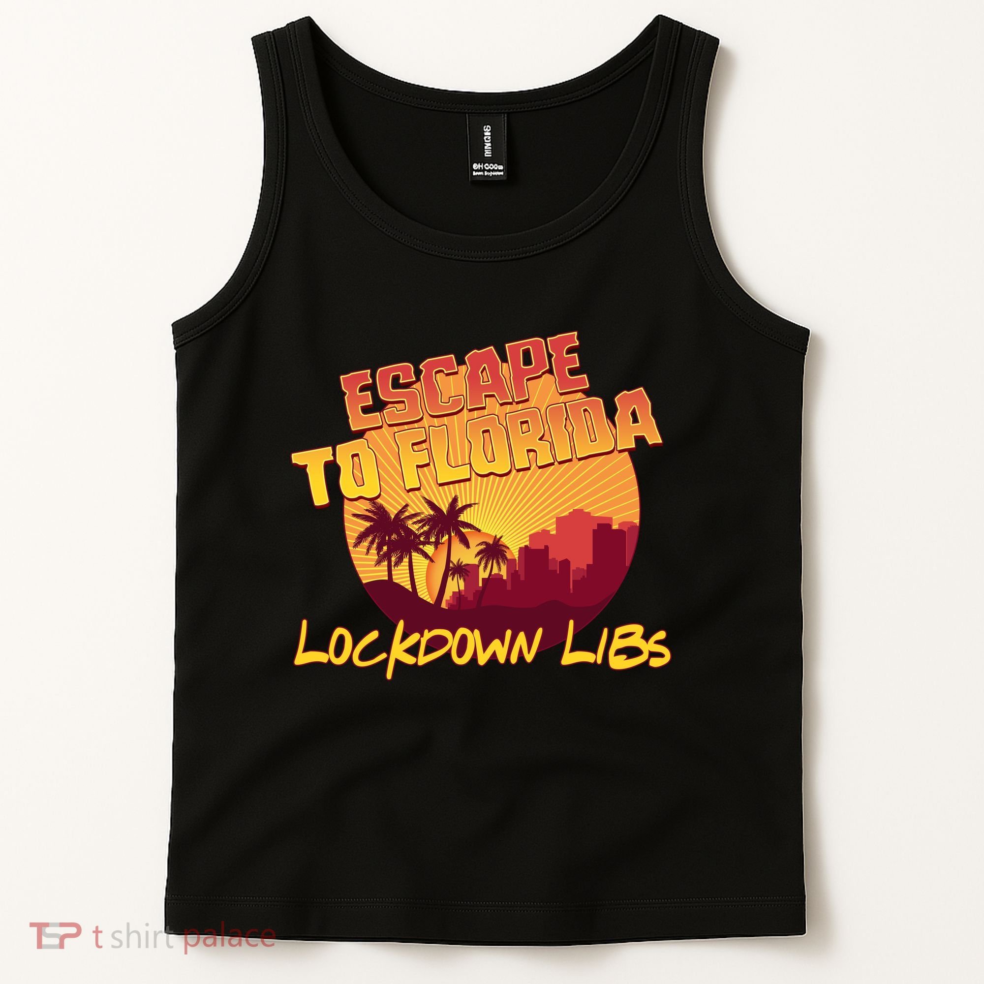 Escape To Florida Lockdown Libs Tank Top