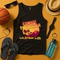 Escape To Florida Lockdown Libs Tank Top thumb 4