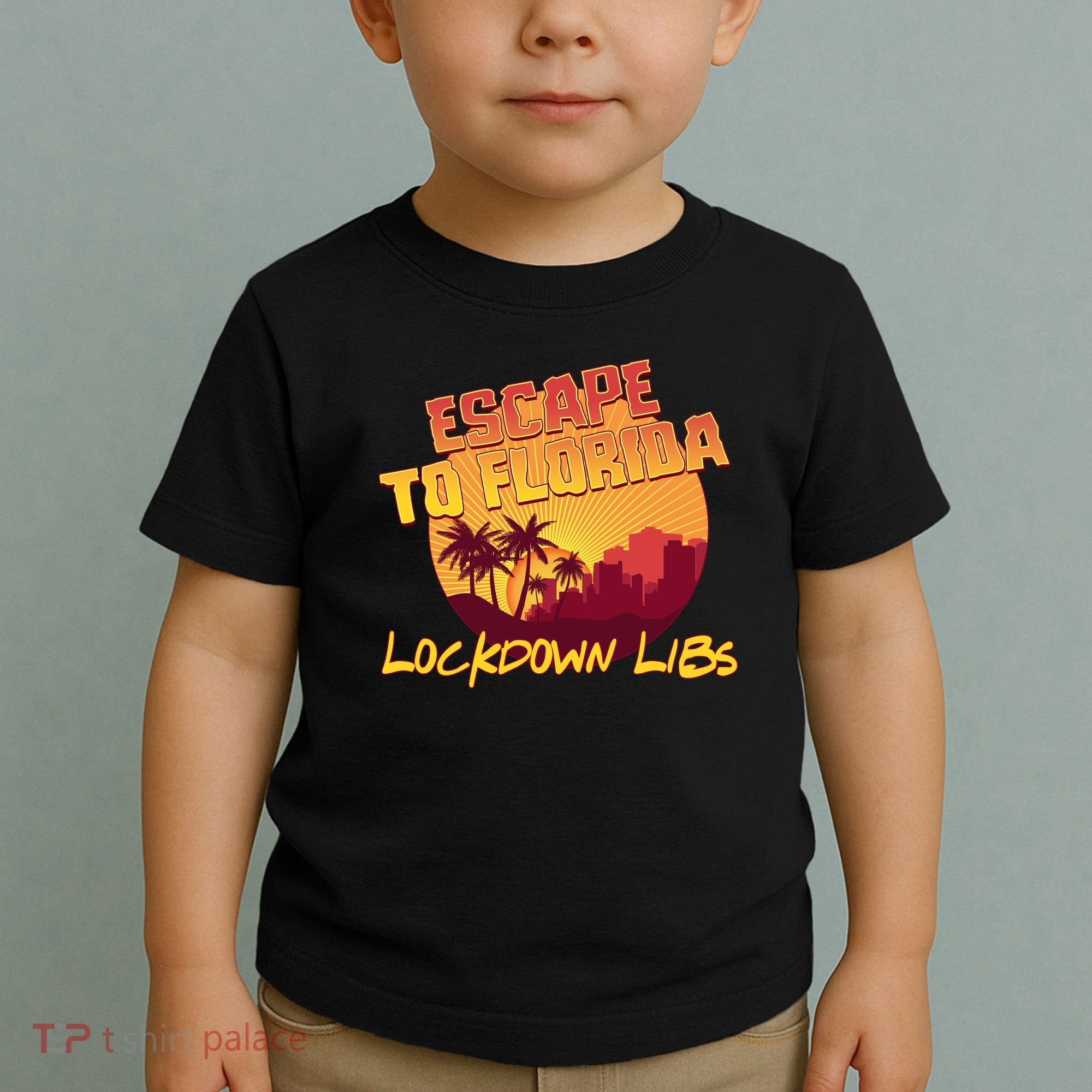 Escape To Florida Lockdown Libs Toddler T-Shirt