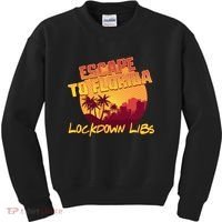 Escape To Florida Lockdown Libs Kids Sweatshirt thumb 0