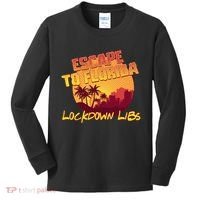 Escape To Florida Lockdown Libs Kids Long Sleeve Shirt thumb 0