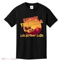 Escape To Florida Lockdown Libs Kids T-Shirt thumb 0