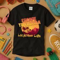 Escape To Florida Lockdown Libs Kids T-Shirt thumb 3