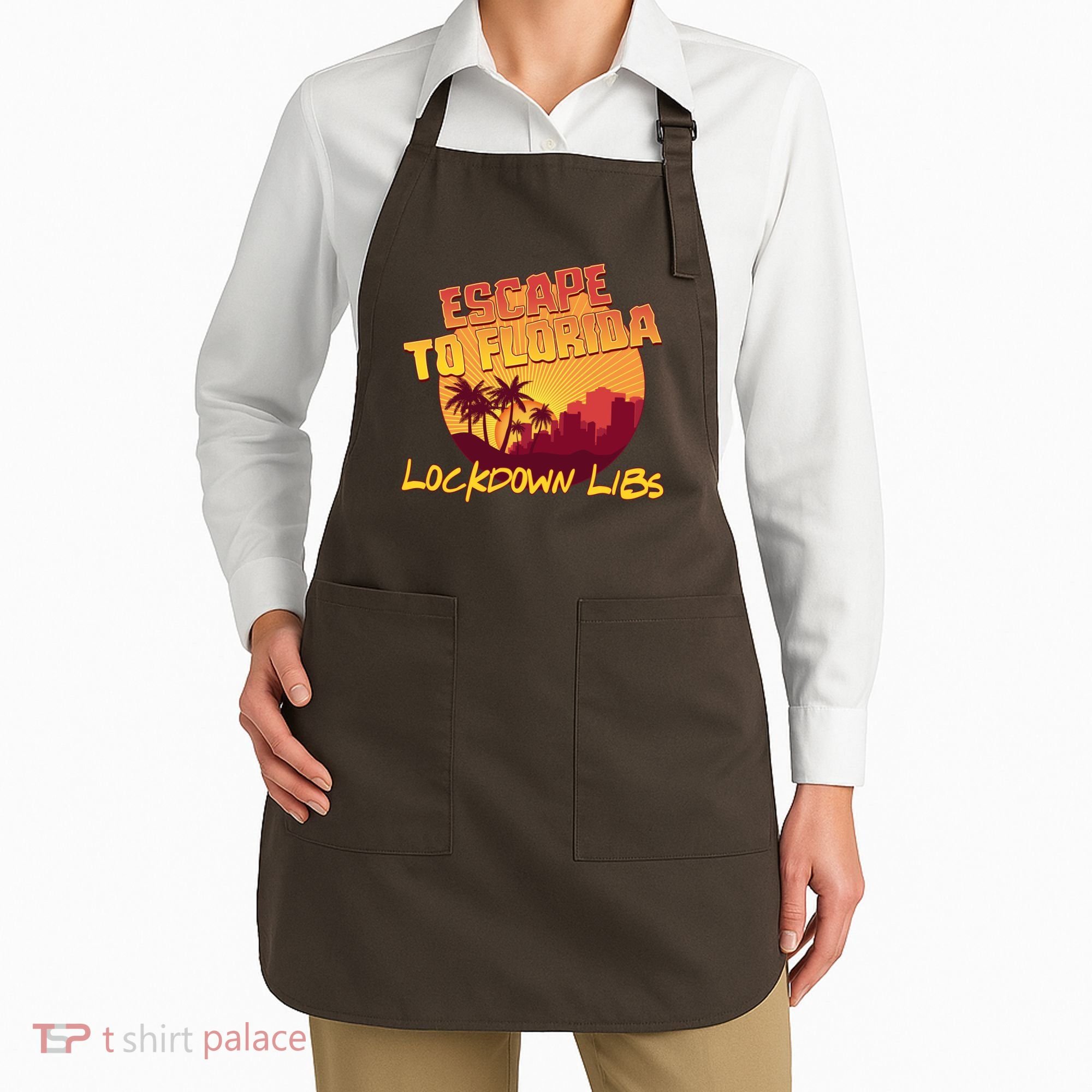 Escape To Florida Lockdown Libs Apron