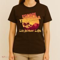 Escape To Florida Lockdown Libs T-Shirt thumb 4
