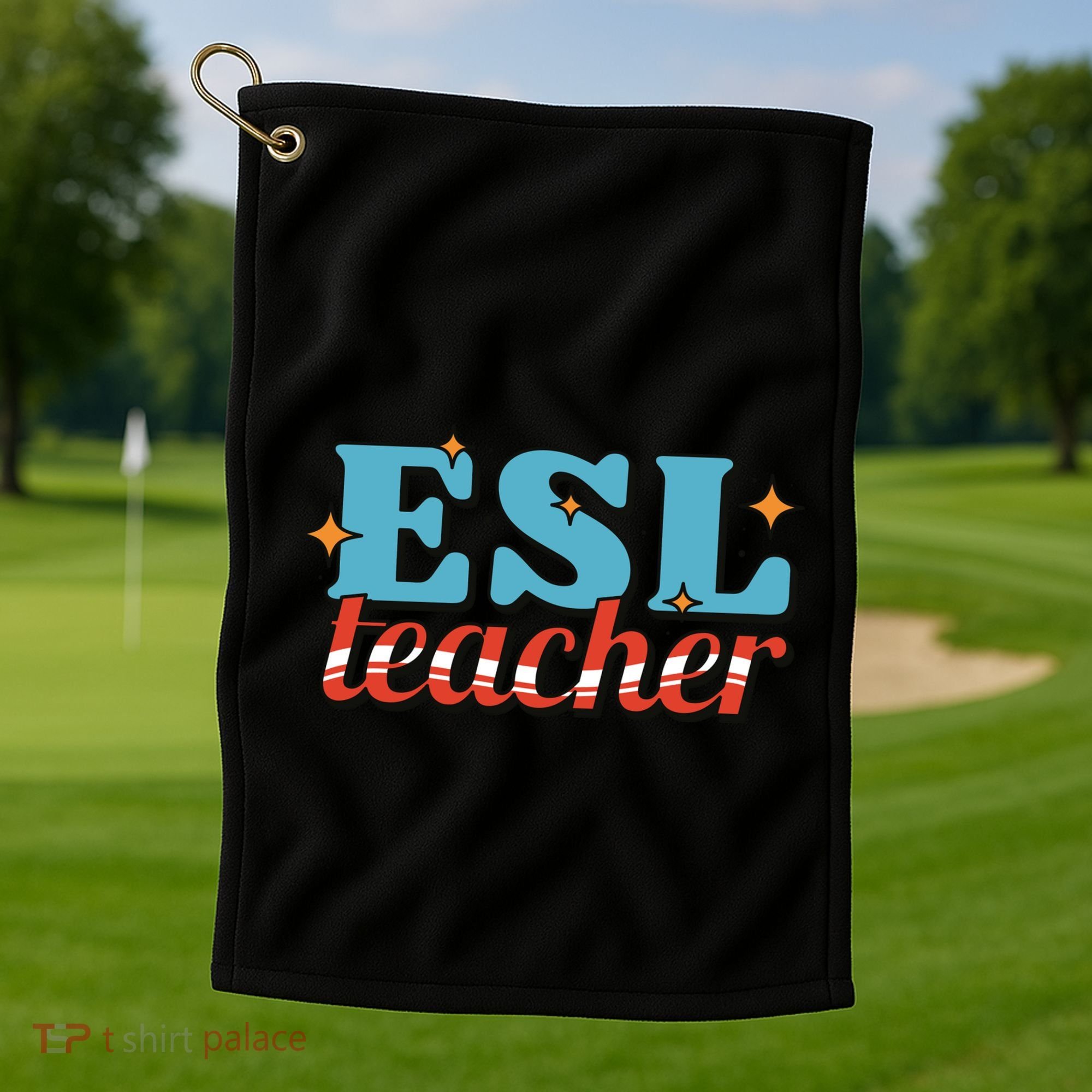 ESL Teacher Gift Golf Towel