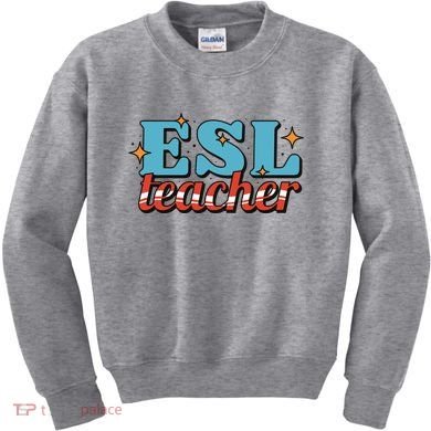 ESL Teacher Gift Kids Sweatshirt