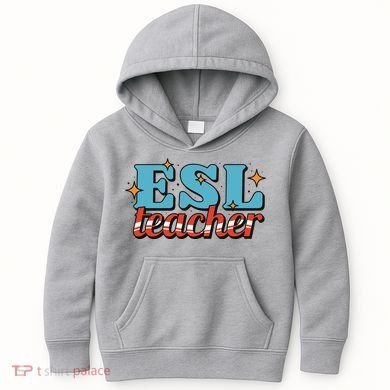 ESL Teacher Gift Kids Hoodie
