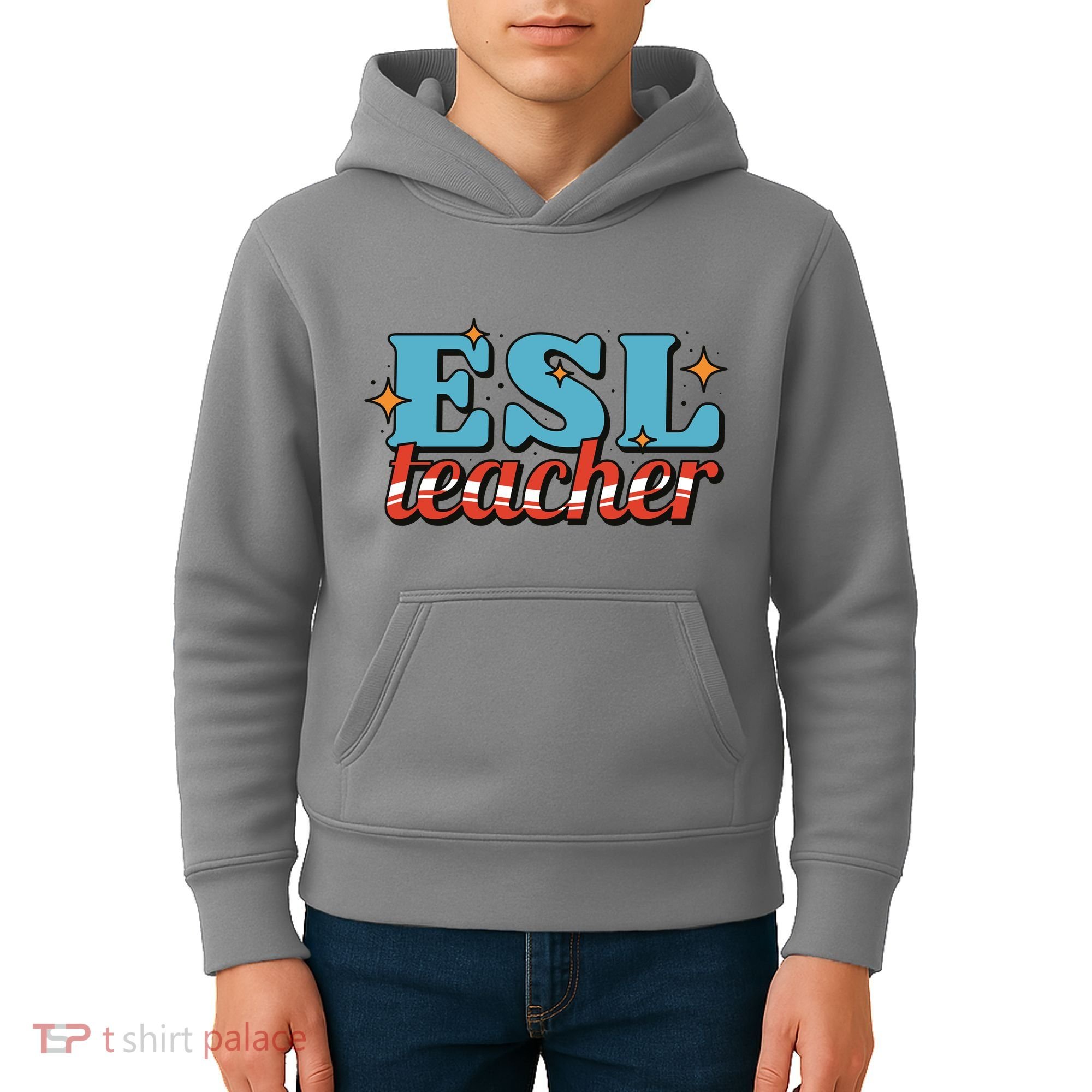 ESL Teacher Gift Kids Hoodie