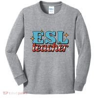 ESL Teacher Gift Kids Long Sleeve Shirt thumb 0