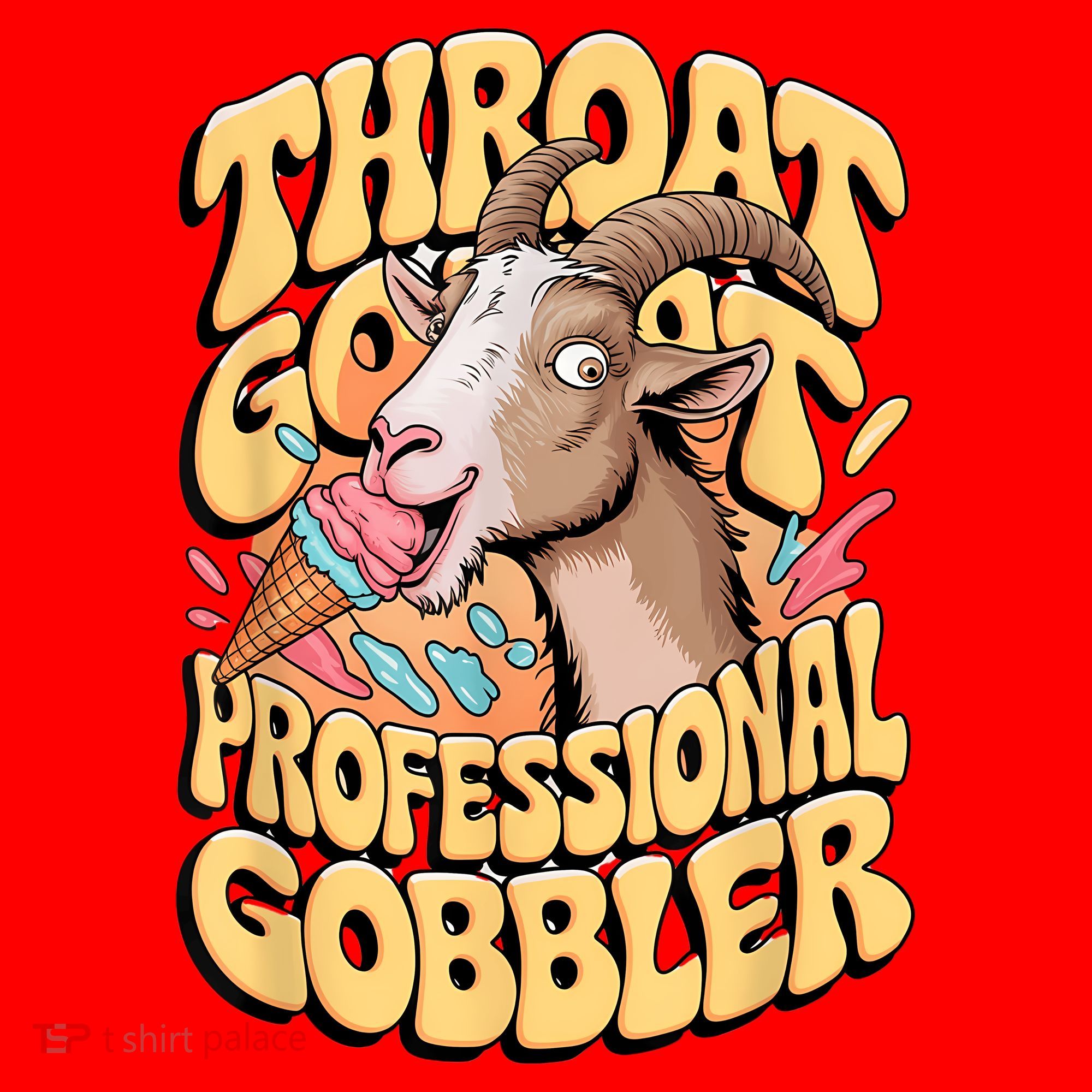 Embarrassing Throat Goat Inappropriate Adult Humor Santa Hat