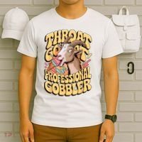 Embarrassing Throat Goat Inappropriate Adult Humor T-Shirt thumb 6