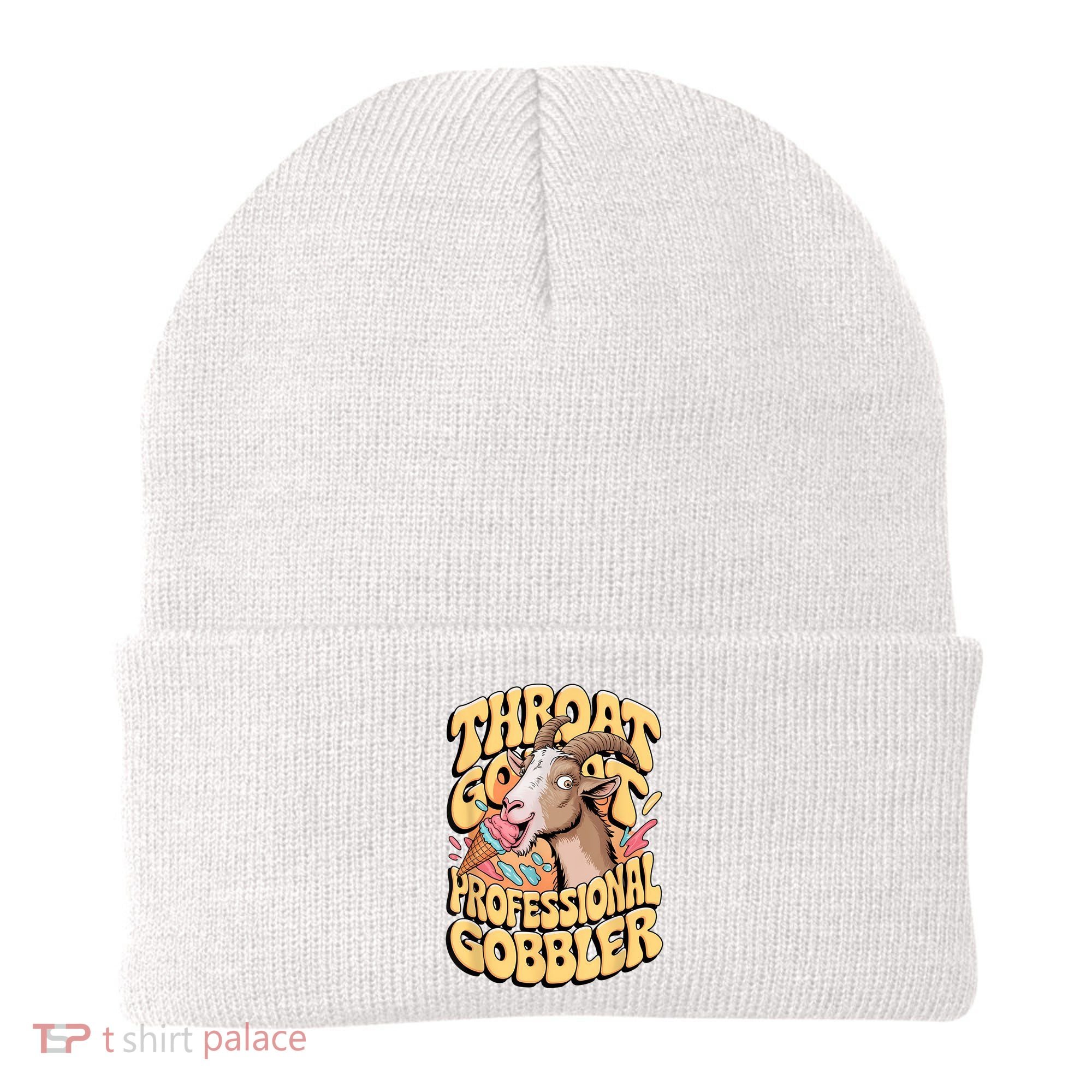 Embarrassing Throat Goat Inappropriate Adult Humor Beanie