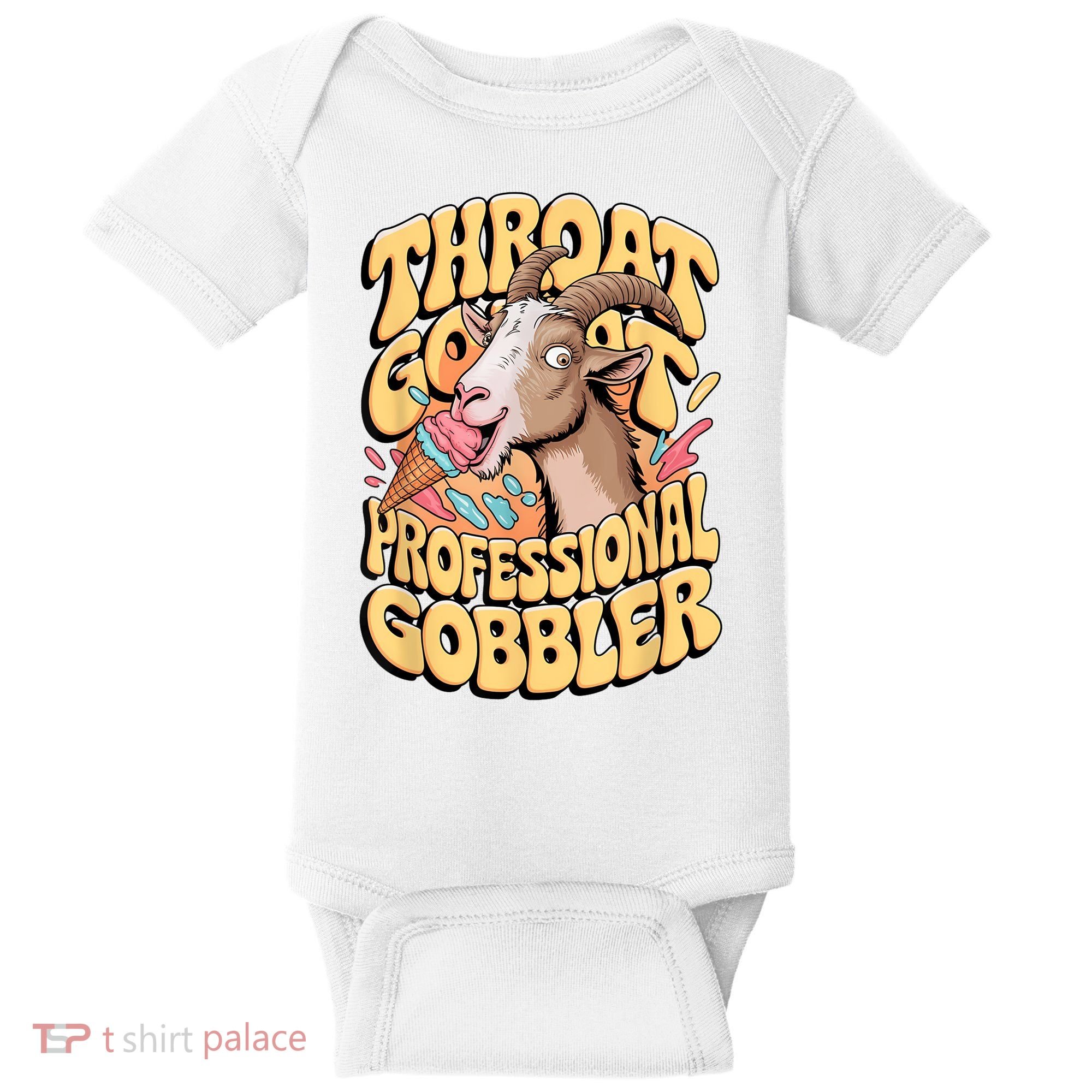 Embarrassing Throat Goat Inappropriate Adult Humor Baby Bodysuit