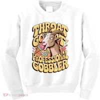 Embarrassing Throat Goat Inappropriate Adult Humor Kids Sweatshirt thumb 0