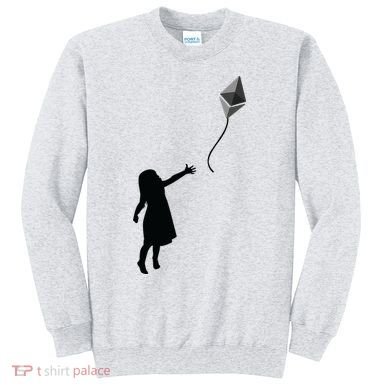 ETH Balloon Ethereum Crypto Sweatshirt