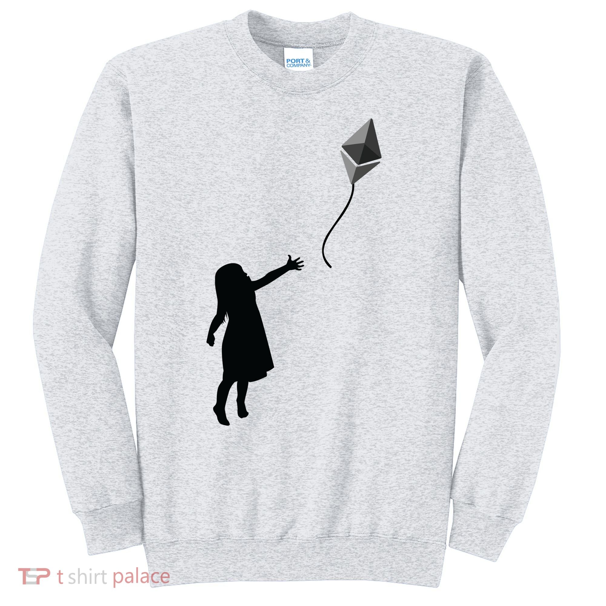 ETH Balloon Ethereum Crypto Sweatshirt